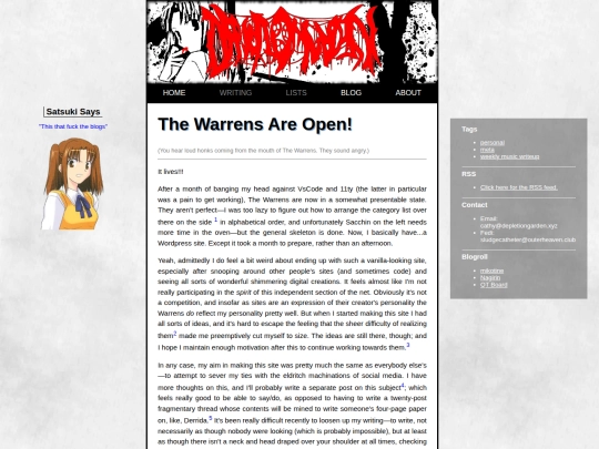 posts/2024/07/the-warrens-are-open screenshot