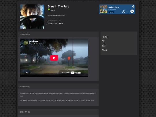 blog screenshot