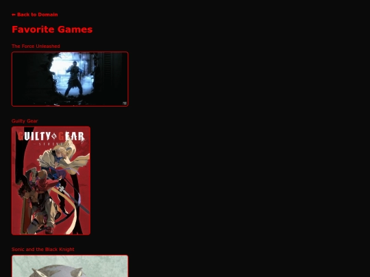 games screenshot