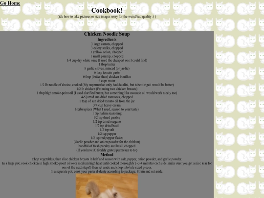 cookbook screenshot