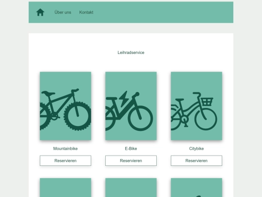 Leihradservice screenshot