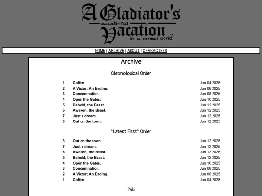 archive screenshot