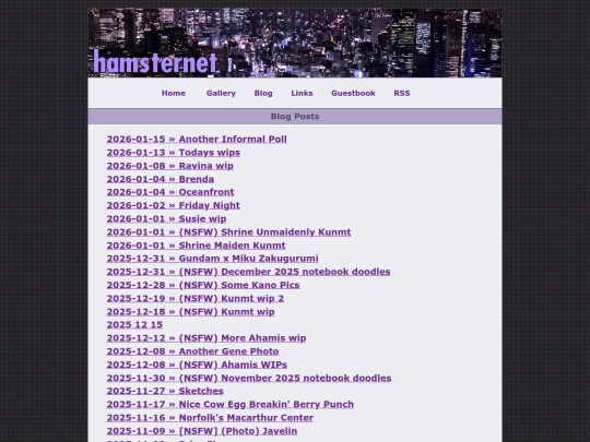 blog screenshot