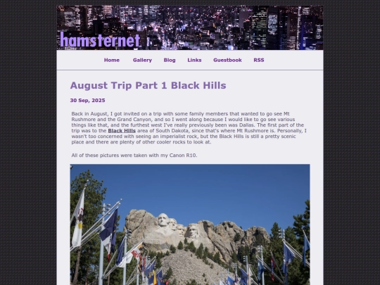 posts/2025-09-30-August-Trip-Part-1-Black-Hills screenshot