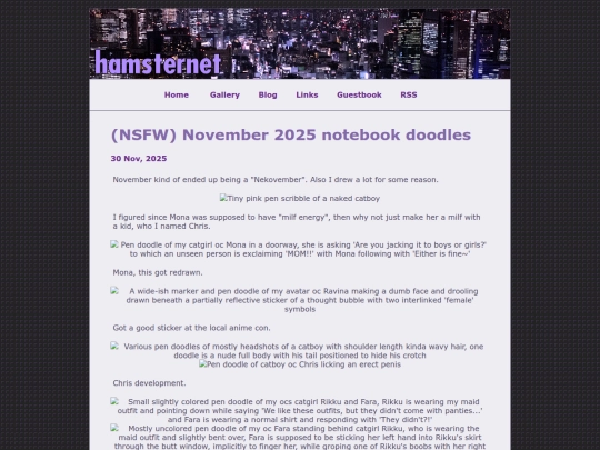 posts/2025-11-30-(NSFW)-November-2025-notebook-doodles screenshot