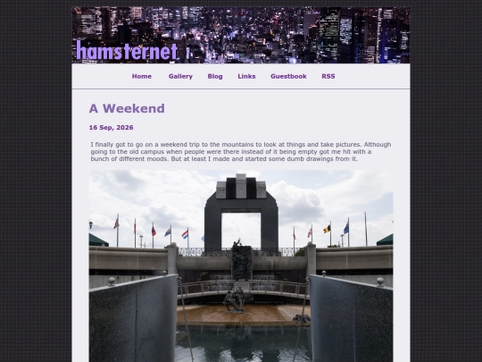 posts/2026-09-16-A-Weekend screenshot
