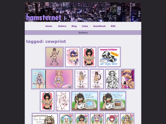 tagged/cowprint screenshot