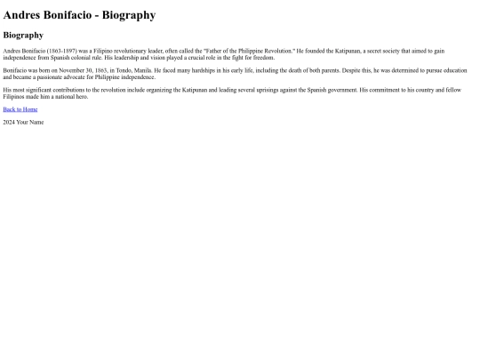 prog/biography screenshot