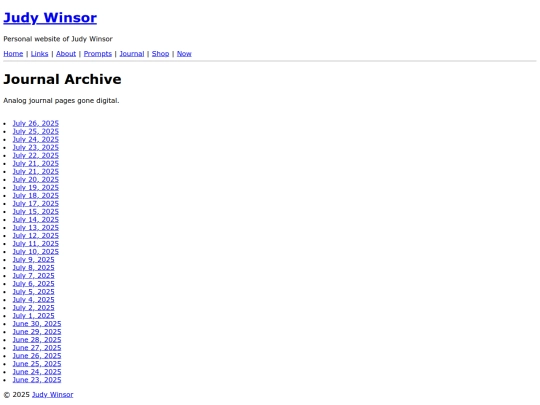journal screenshot