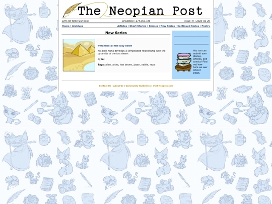 Issue0/NewSeries screenshot