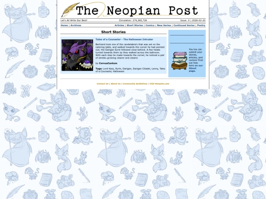 Issue0/ShortStories screenshot