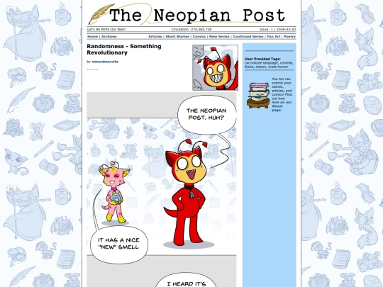Issue1/Comics/Randomness - Something Revolutionary screenshot