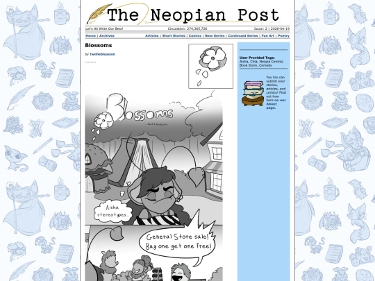 Issue2/Comics/Blossoms screenshot