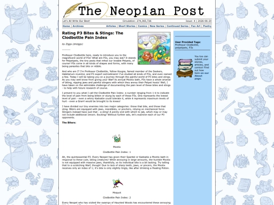 Issue4/Articles/Rating P3 Bites & Stings: The Clodbottle Pain Index screenshot