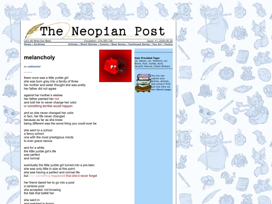 Issue4/ShortStories/melancholy screenshot