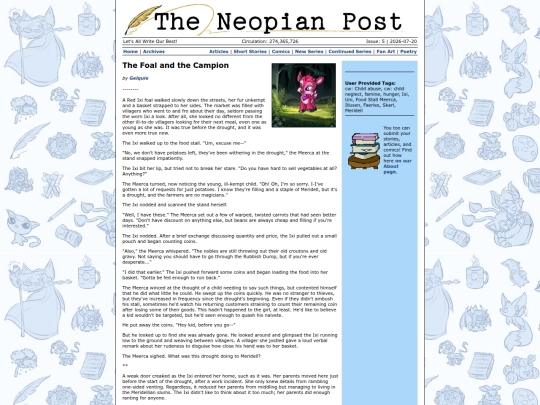 Issue5/NewSeries/The Foal and the Campion screenshot
