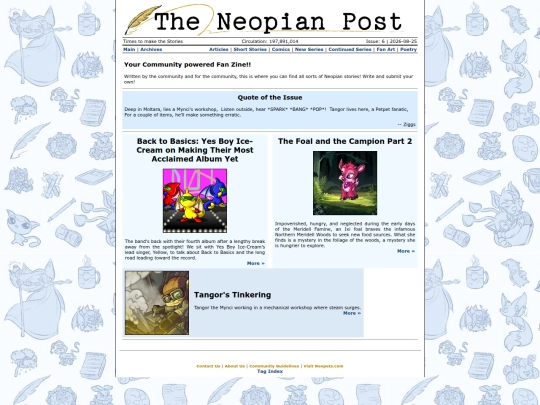 Issue6/FrontPage screenshot