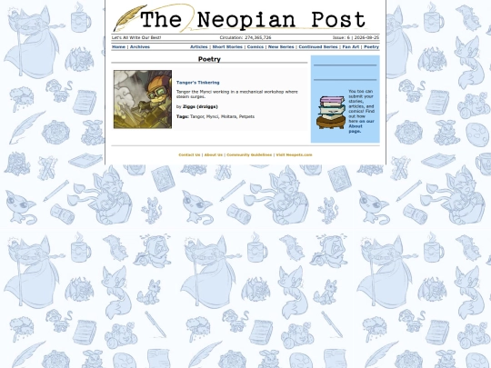 Issue6/Poetry screenshot