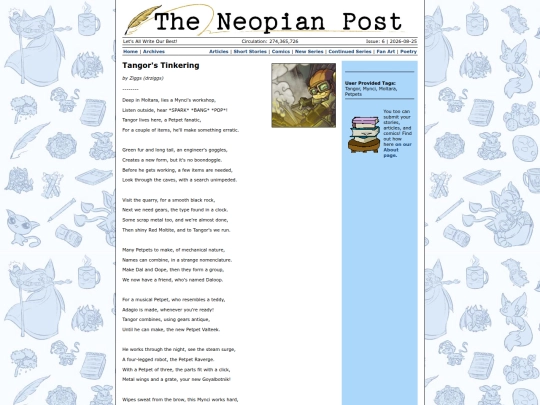 Issue6/Poetry/Tangor's Tinkering screenshot