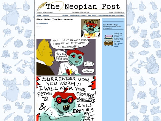 Issue7/Comics/Ghost Paint: The Prattledome screenshot