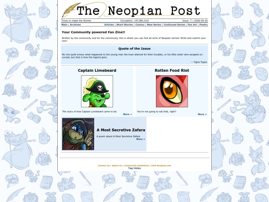 Issue7/FrontPage screenshot