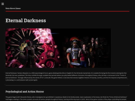 eternal darkness screenshot