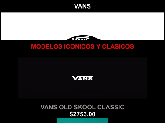 VANS screenshot