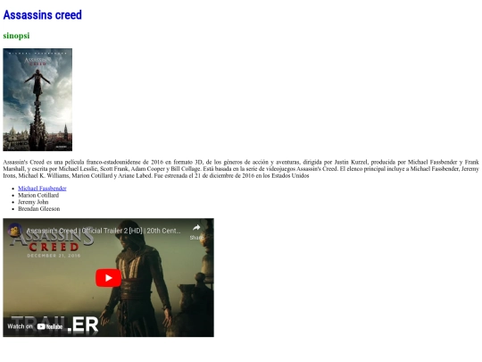 index screenshot