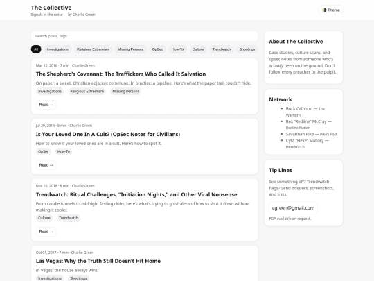 The Collective/TheCollective.index screenshot