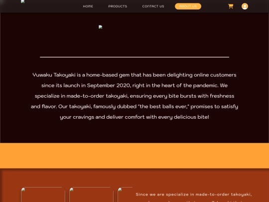 signed/aboutUsPage screenshot