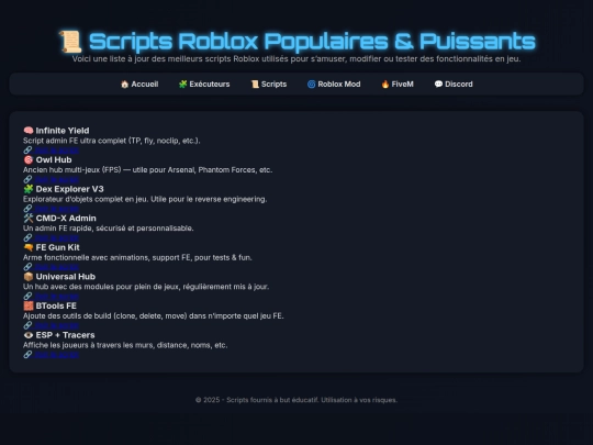 scripts screenshot