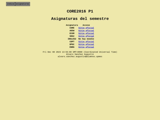 asignaturas screenshot