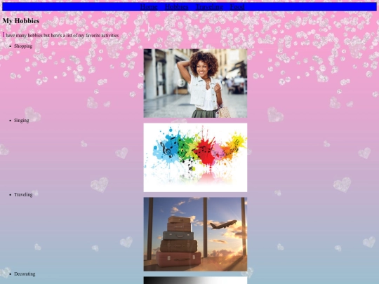 Hobbies screenshot