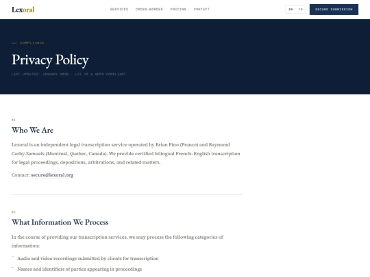 privacy screenshot