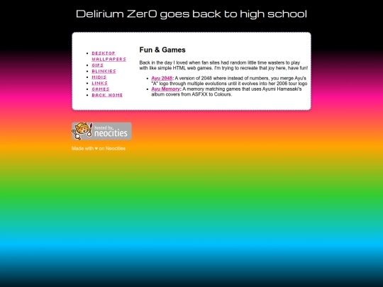 games screenshot