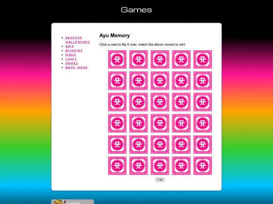 games/ayu-memory screenshot