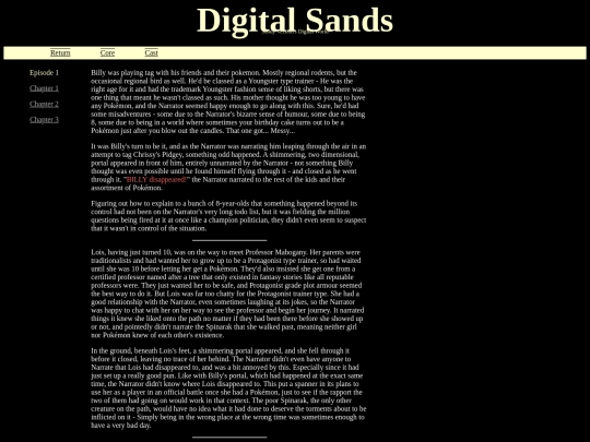 DigitalSands/episode1 screenshot