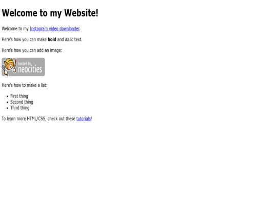 index screenshot