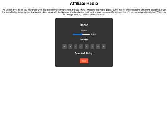 affiliate_radio screenshot