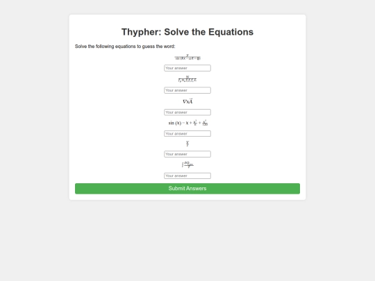 thypher screenshot