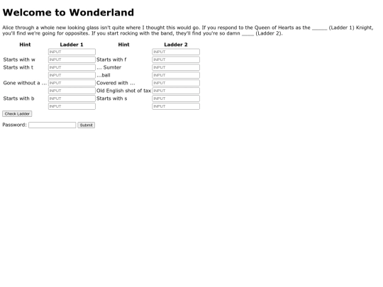wonderland screenshot