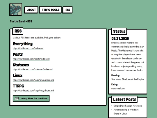 rss screenshot