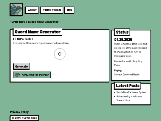 sword-name-generator screenshot