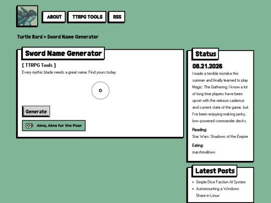 swordname screenshot
