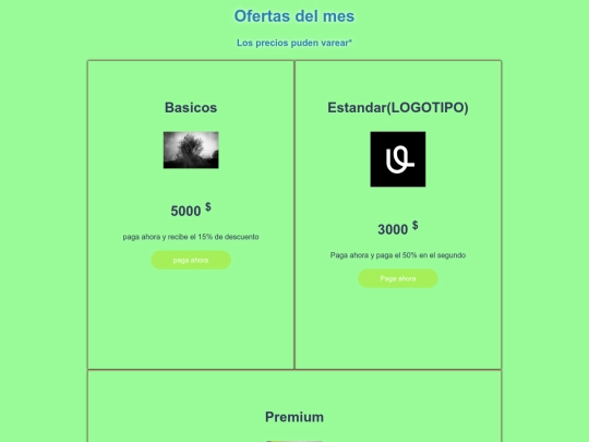 precios screenshot