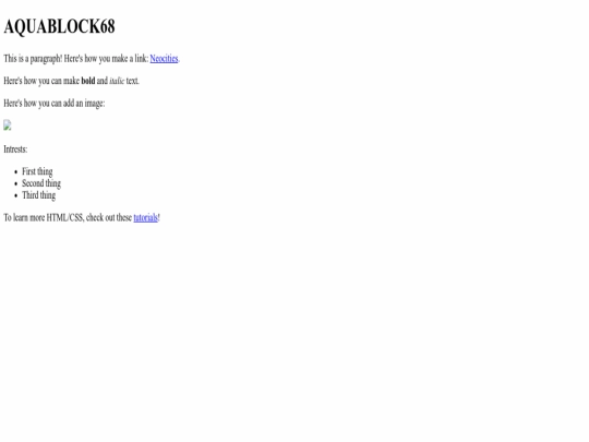 index screenshot