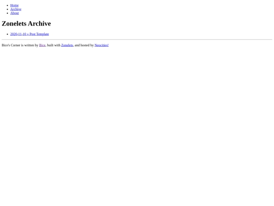 archive screenshot