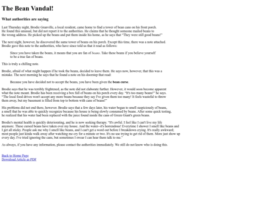 news screenshot