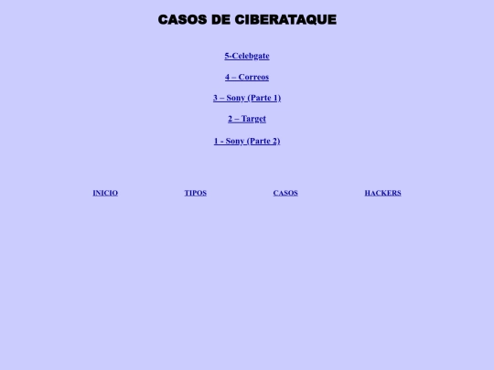 CASOS screenshot