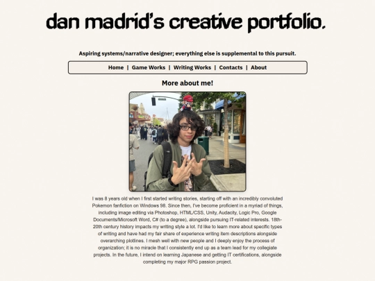 aboutme screenshot